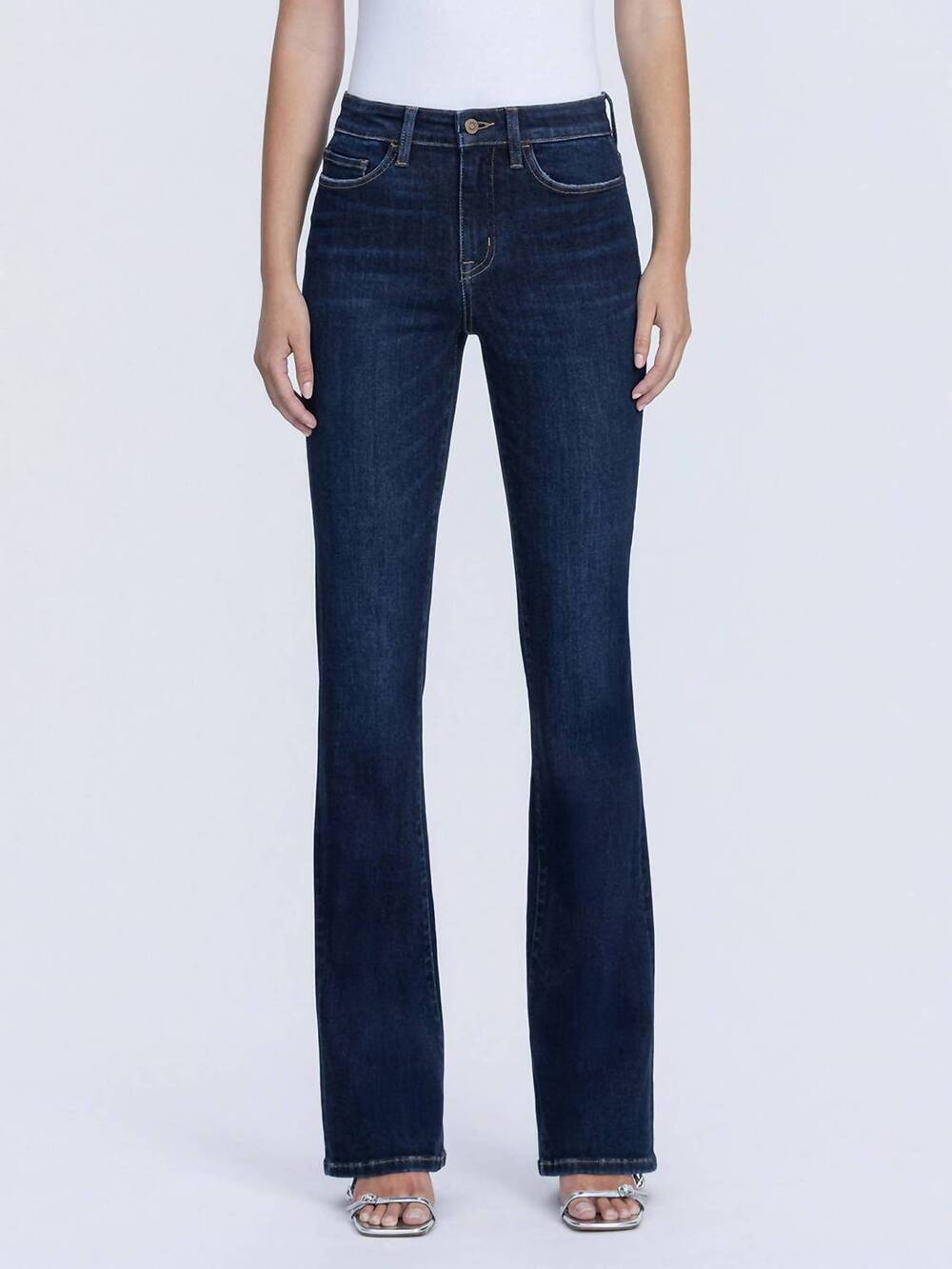 NEW FLYING MONKEY high rise bootcut jeans in dark blue